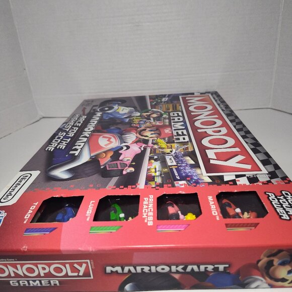 2018 Monopoly Gamer Mario Kart Race for highest score Board Game Ages 8+ - Picture 3 of 8
